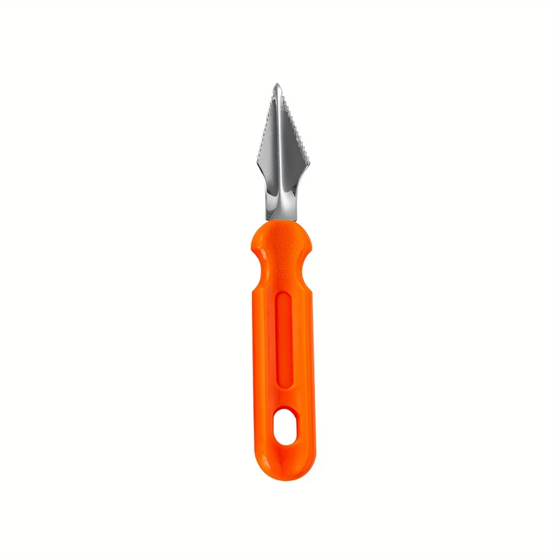Halloween Stainless Steel Pumpkin Carving Tool Set, 7 Pieces, with Bag