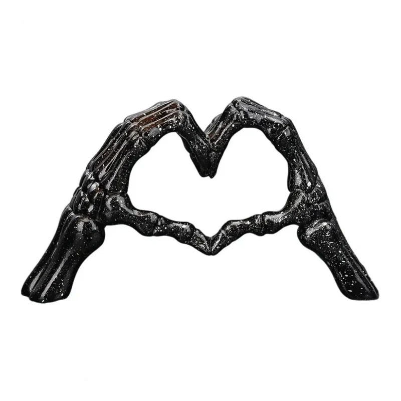 Halloween Home Decoration Skeleton Heart Figure Gothic Indoor and Outdoor Ornament