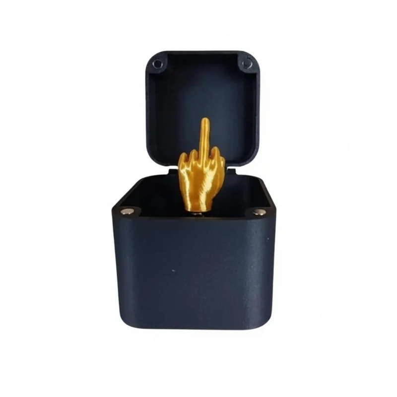 Halloween Wooden Pop-Up Spider Box for Pranks and Decoration, Pop-Up Spider Toy