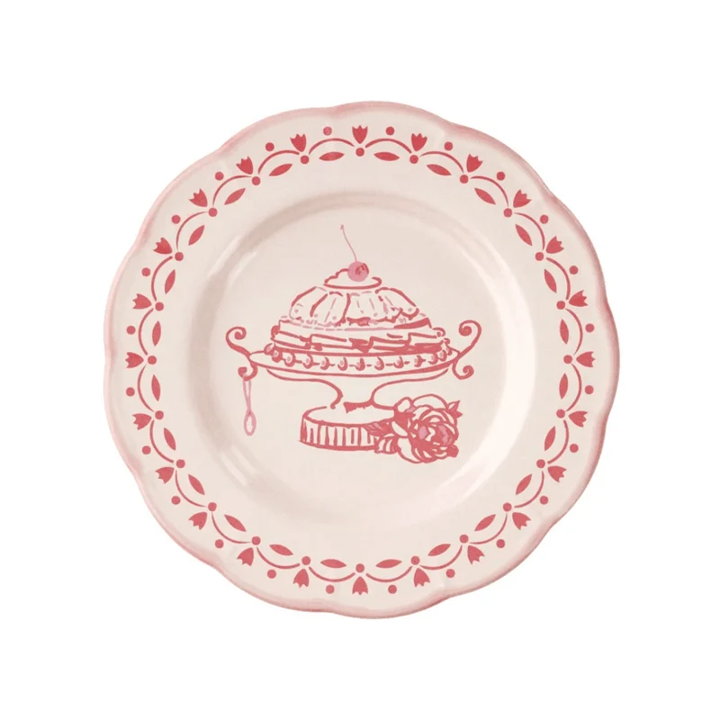 PIATTO DESSERT "JOSEPHINE" ROSA
