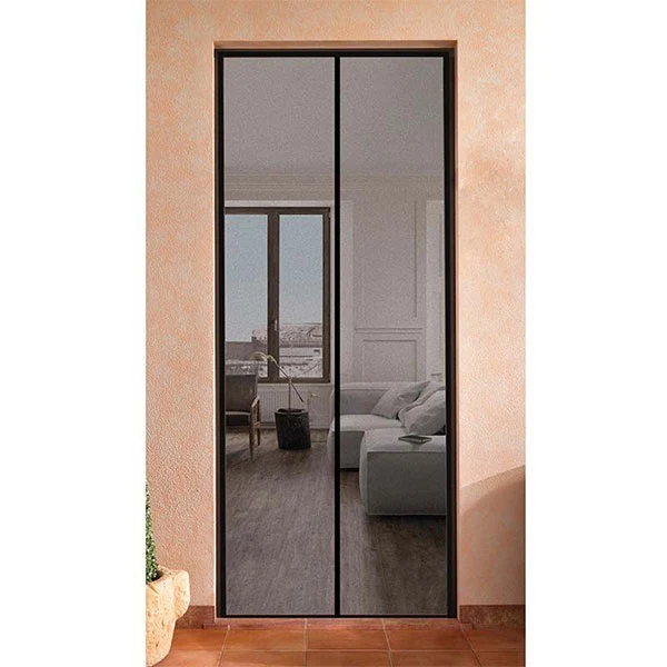 Zanzariera Magnetica 150x250 Nera Con Telaio