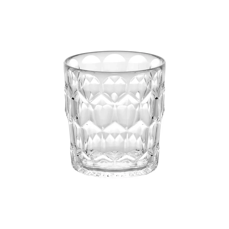 BICCHIERE BASSO "VANITY" DECORO N°3 TRASPARENTE