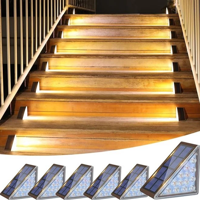 Solura – Zonne-energie traplamp met sensor & waterdicht LED licht