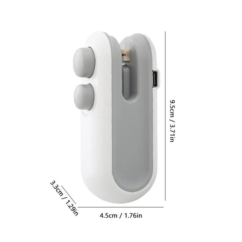 FreshSeal – 2-in-1 draagbaar sealapparaat USB oplaadbaar & compact