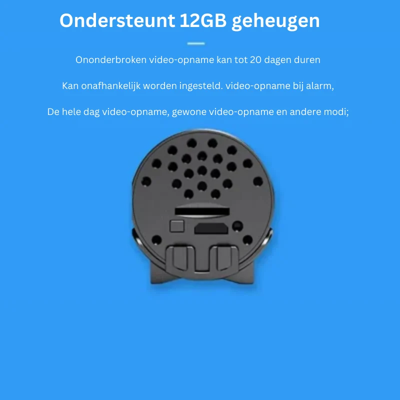 SafeView Mini WLAN-camera – Draadloos 1080P HD met Nachtzicht