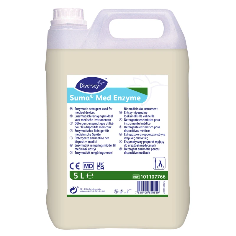 Detergente enzimatico per dispositivi medici Diversey Suma Med Enzyme 5 litri DISPONIBILE IN 7 GIORNI LAVORATIVI