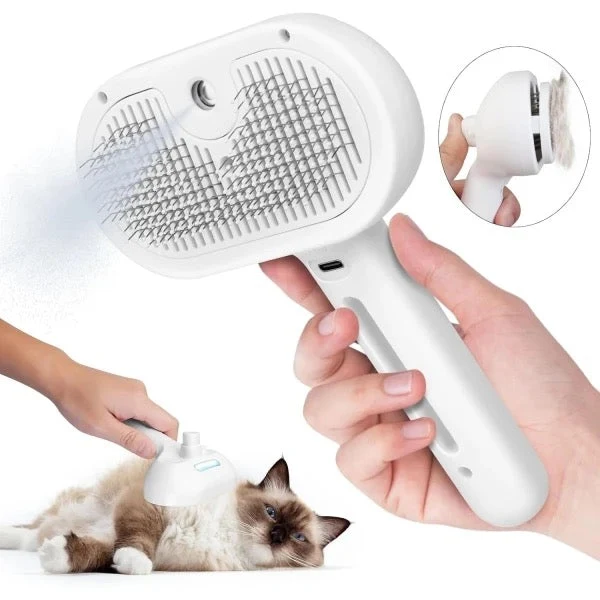 Smooth Steam Brush for Pet Grooming