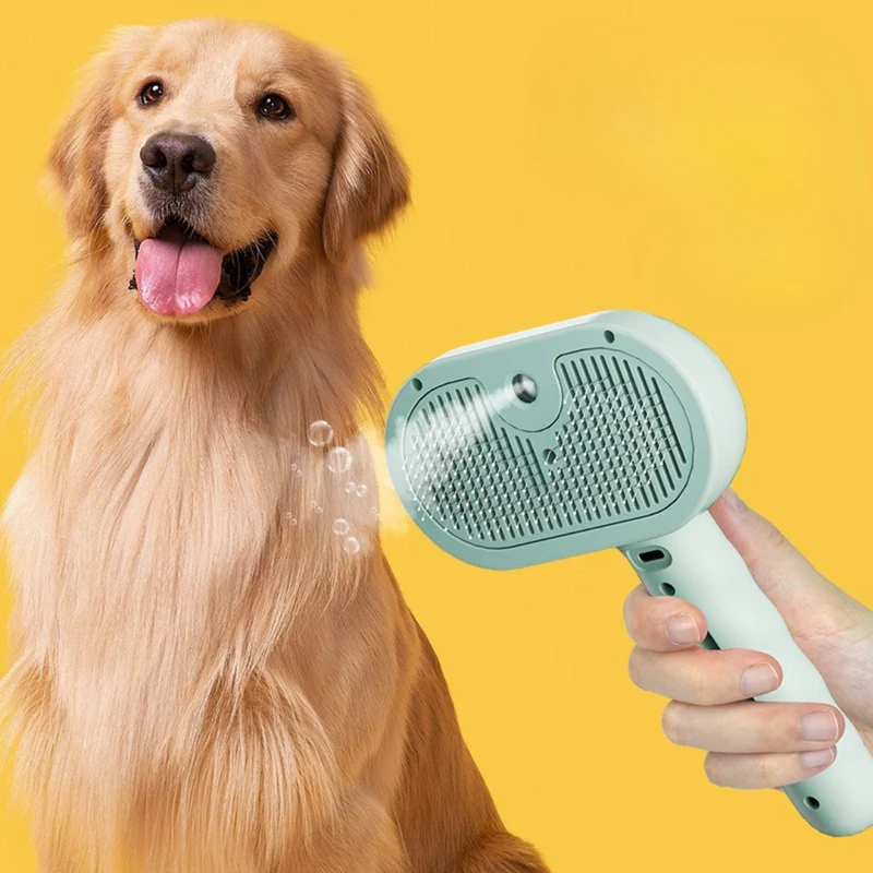 Smooth Steam Brush for Pet Grooming
