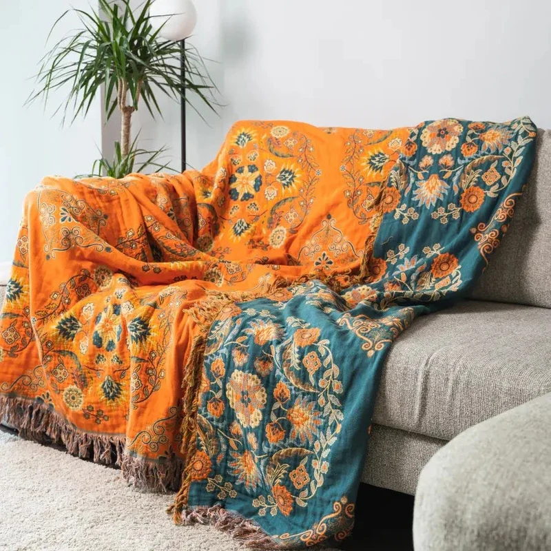Double-Sided Blanket – Perfect for Sofa and Bed
