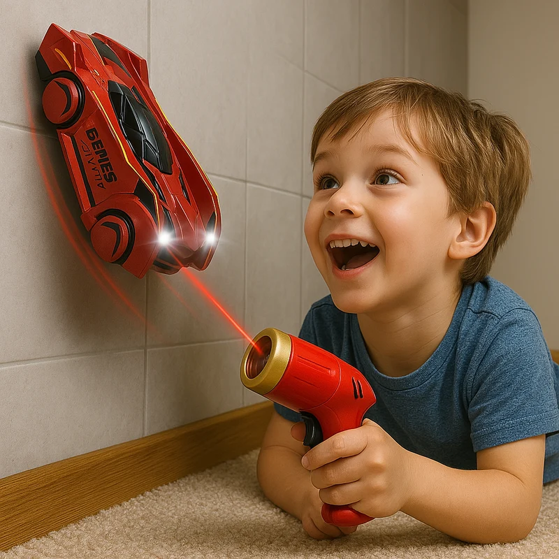 Futuristic Laser-Controlled RC Car