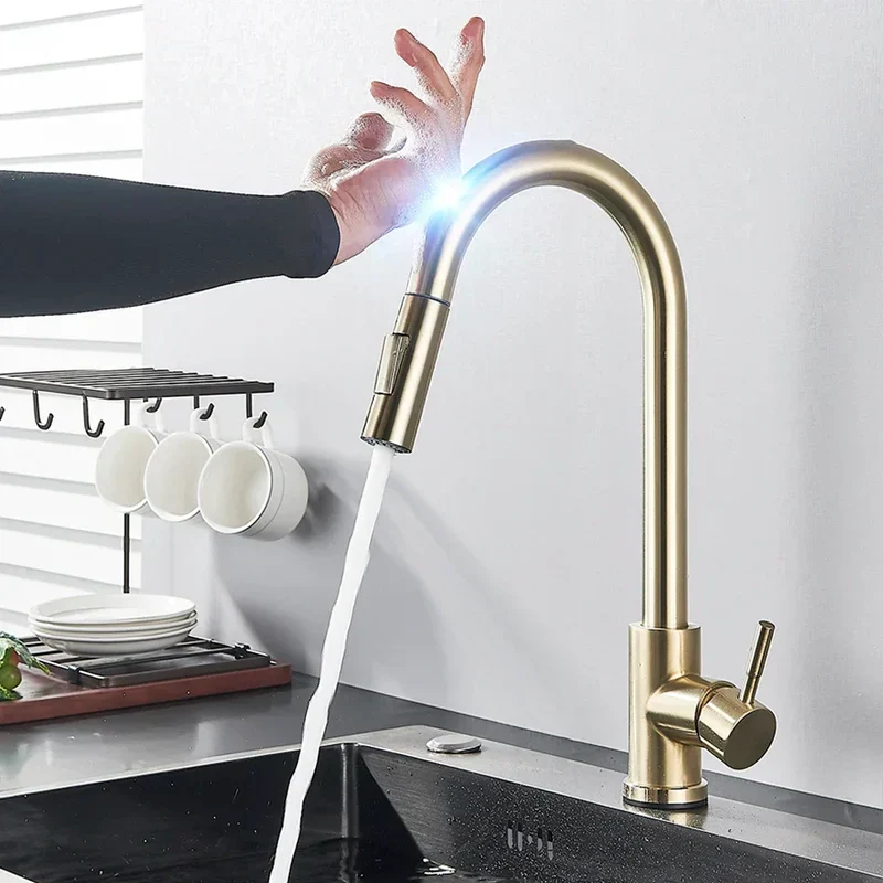 Elegant Kitchen Faucet with Pull-Out Head