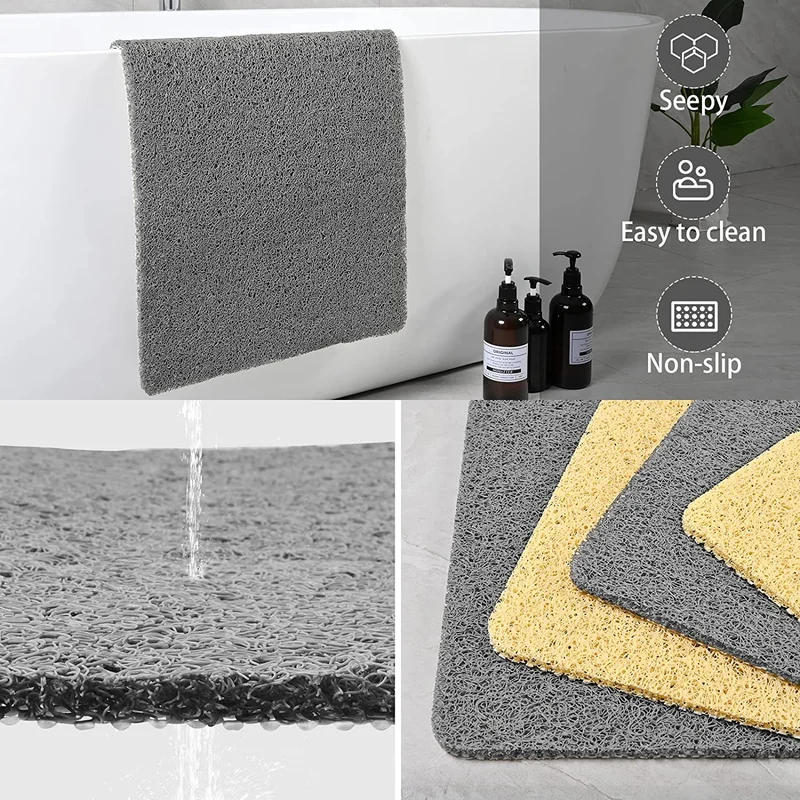 Safe Non-Slip Quick-Dry Shower Mat
