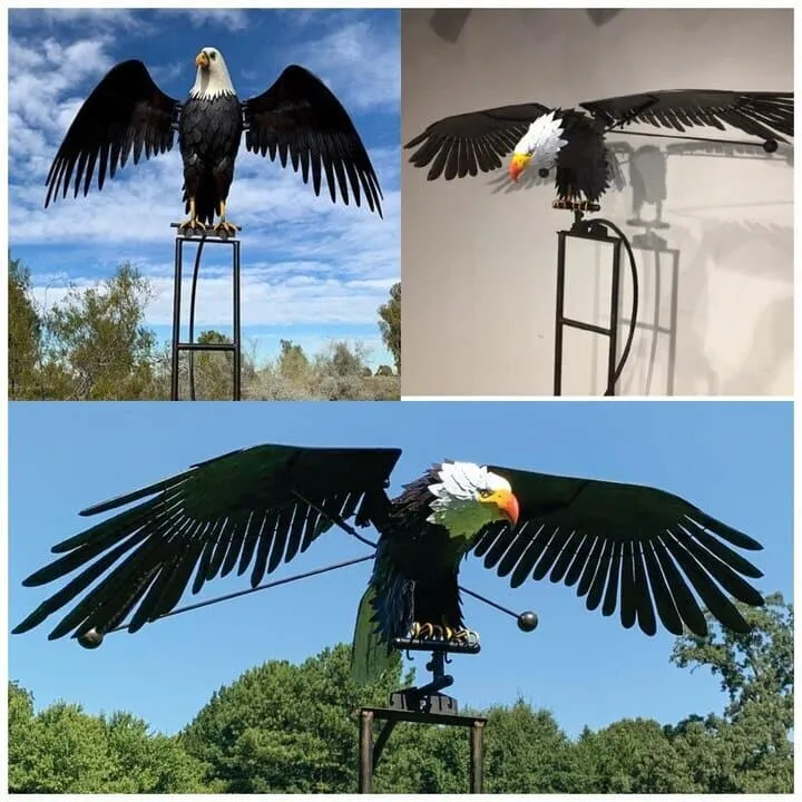 Weather-Resistant Garden Fan – Outdoor Spinner Decoration