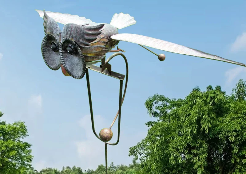 Weather-Resistant Garden Fan – Outdoor Spinner Decoration