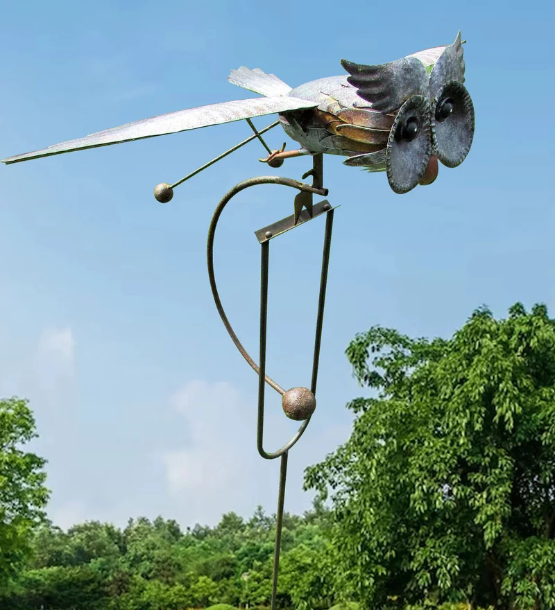 Weather-Resistant Garden Fan – Outdoor Spinner Decoration