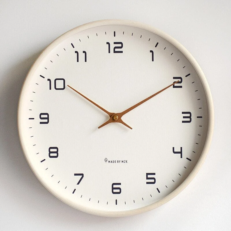 Elegant Wooden Wall Clock – Scandinavian Minimalist Design