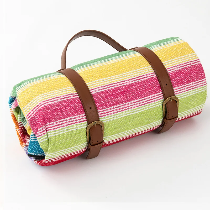 Elegant Checkered Picnic Blanket for Outdoor Relaxation