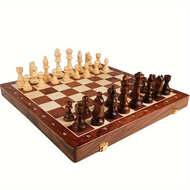 Elegant Wooden Chess Set for Professionals
