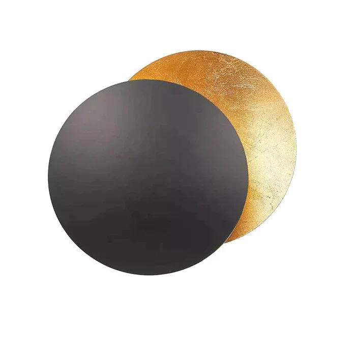 LED Eclipse wall sconce with warm light