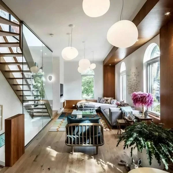 Bright minimalist ceiling lamp for modern homes