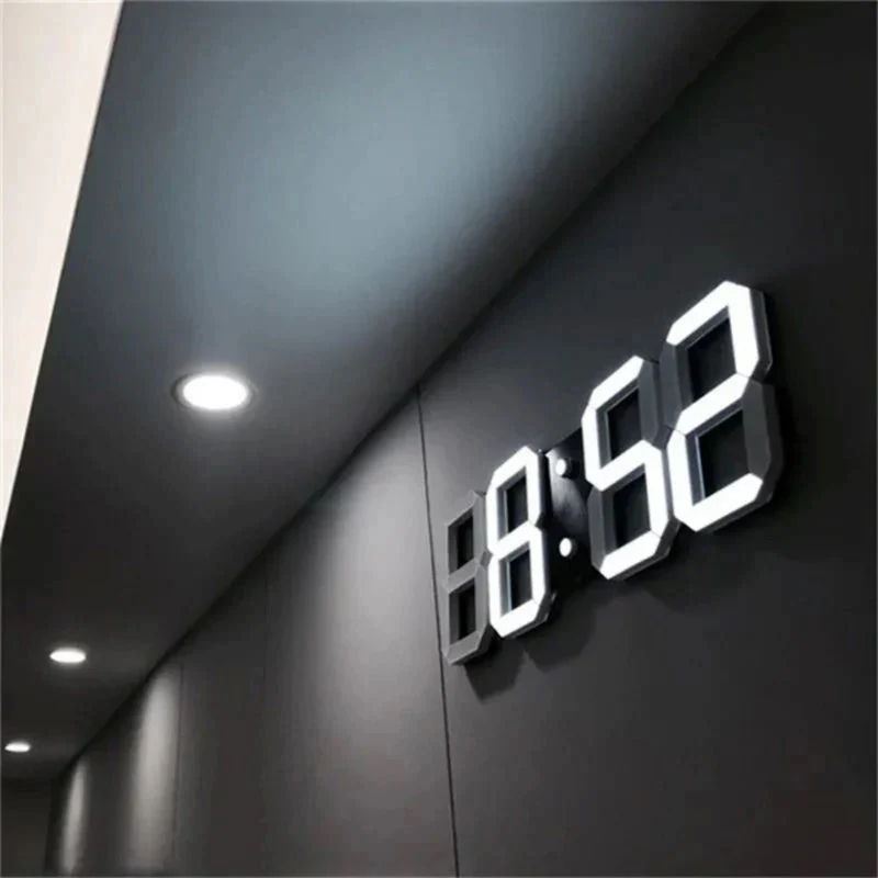 Bright modern digital LED wall clock