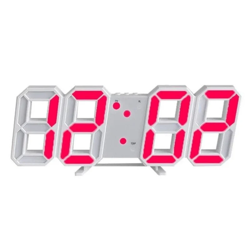 Bright modern digital LED wall clock