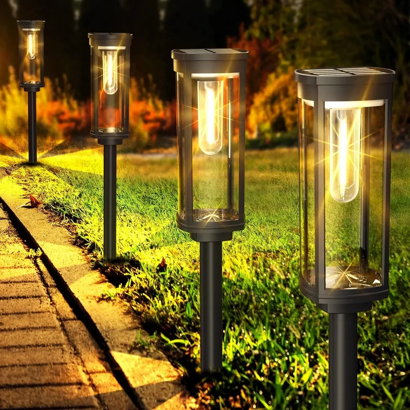 Elegant waterproof outdoor solar lanterns