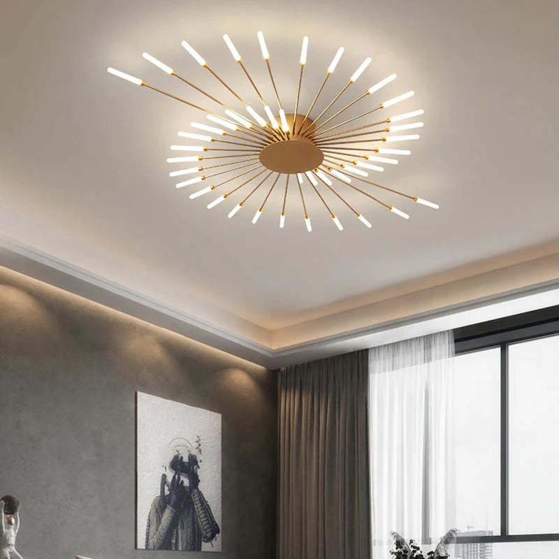 Modern shiny LED ceiling lamp