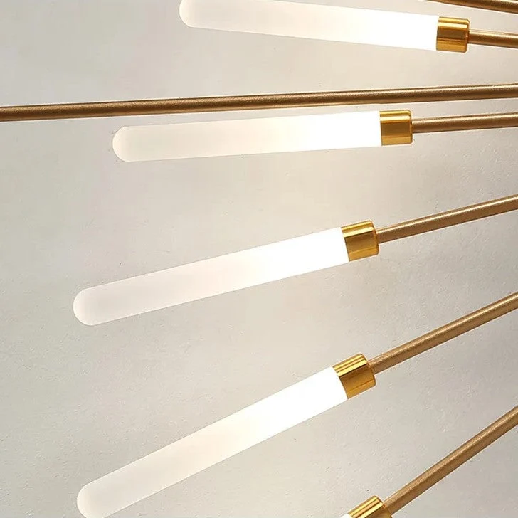 Modern shiny LED ceiling lamp