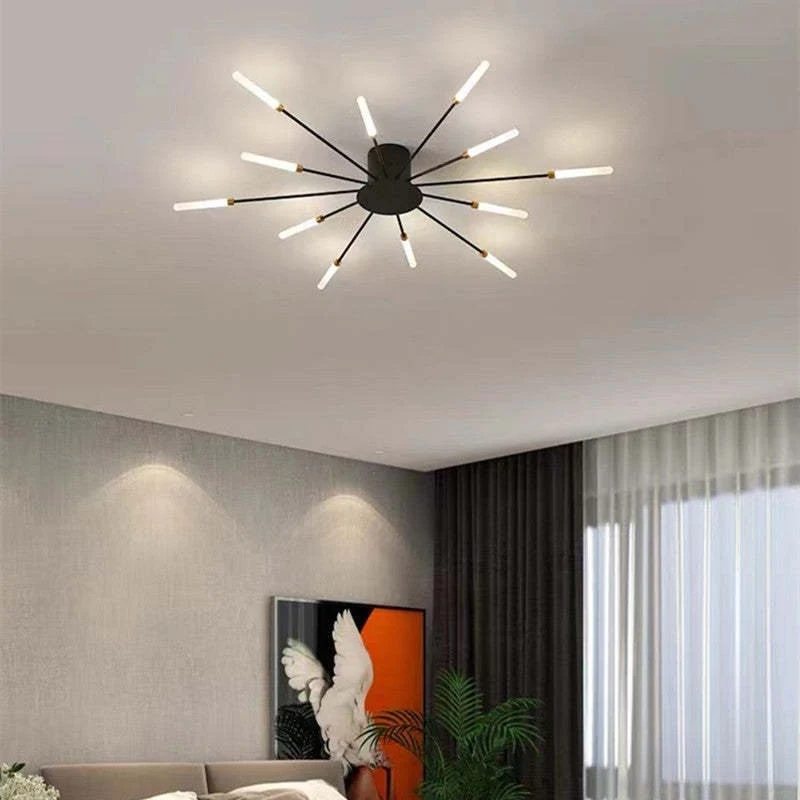 Modern shiny LED ceiling lamp