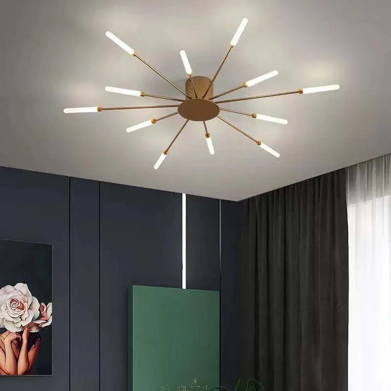 Modern shiny LED ceiling lamp