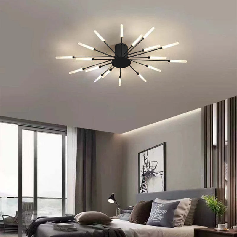 Modern shiny LED ceiling lamp