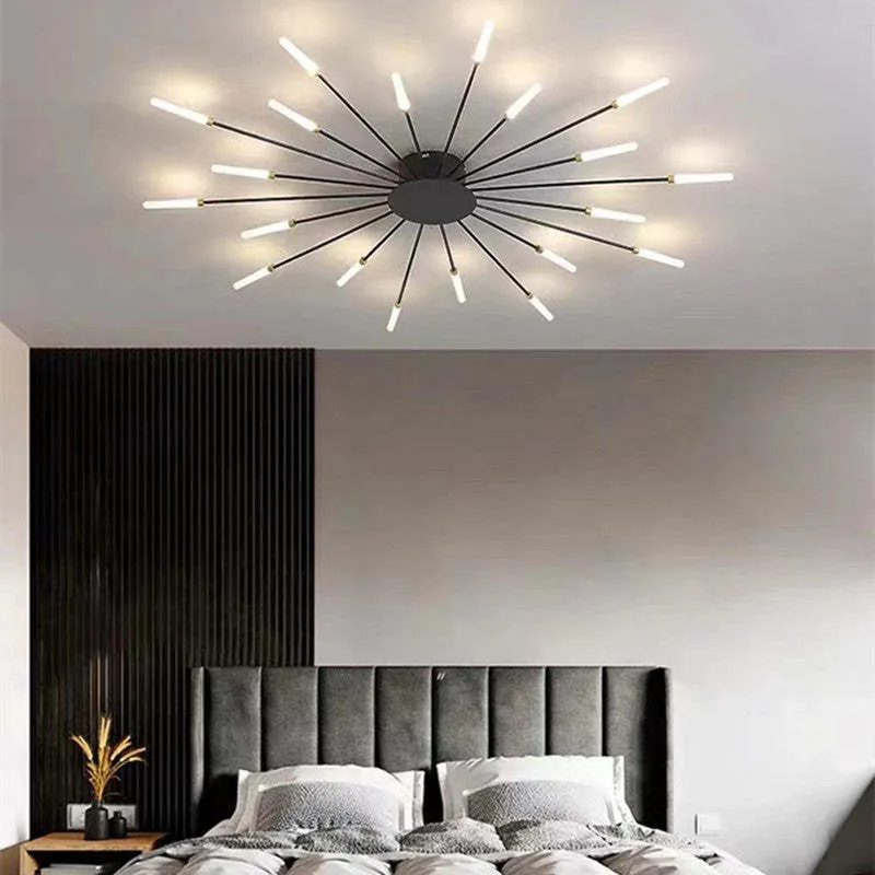 Modern shiny LED ceiling lamp