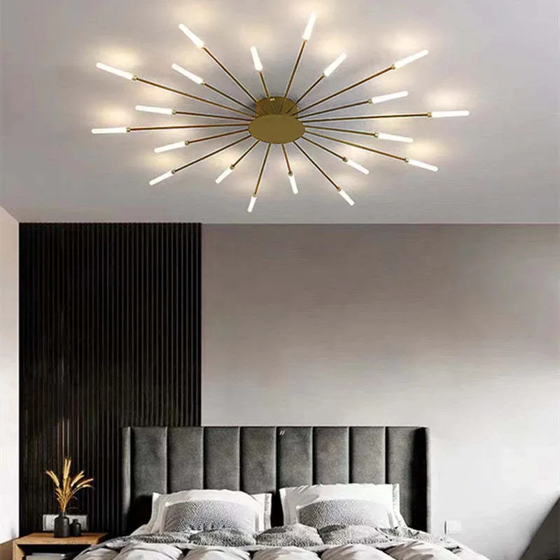 Modern shiny LED ceiling lamp