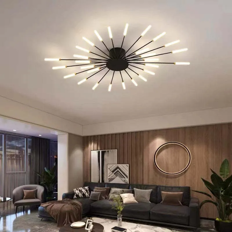 Modern shiny LED ceiling lamp