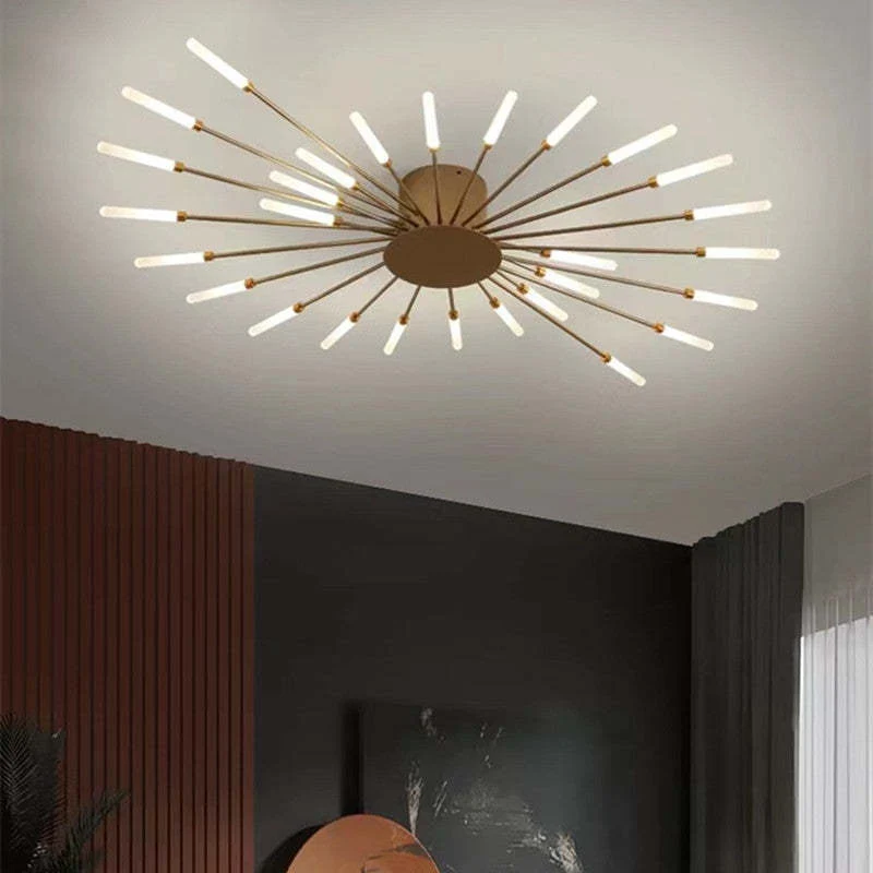 Modern shiny LED ceiling lamp
