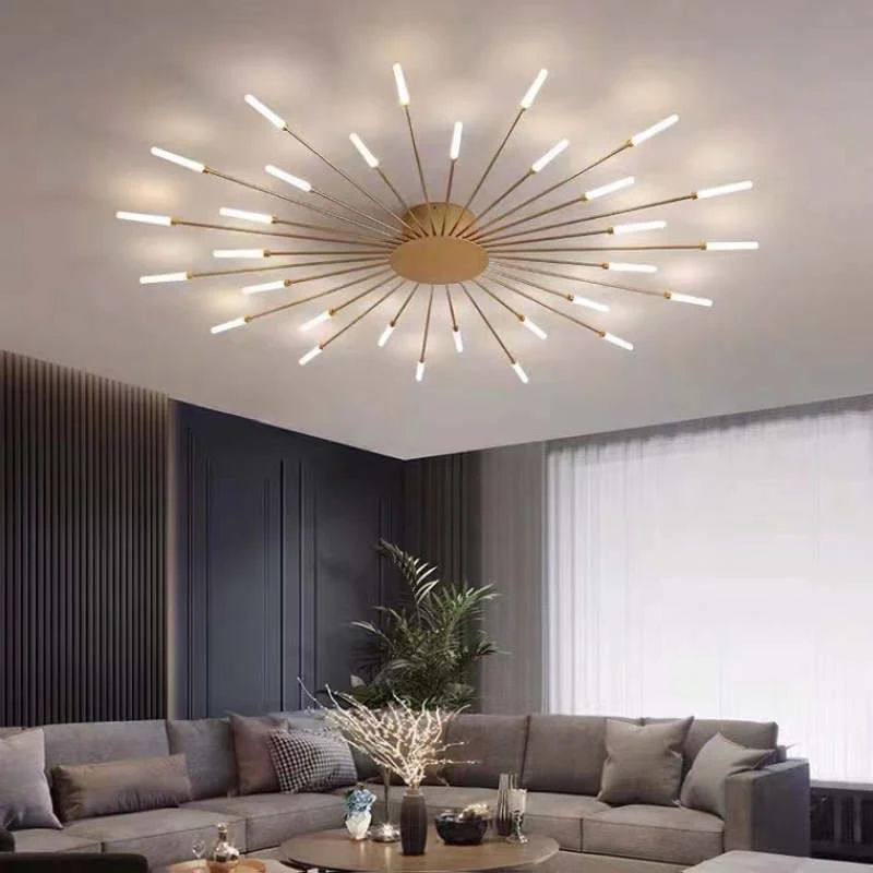 Modern shiny LED ceiling lamp