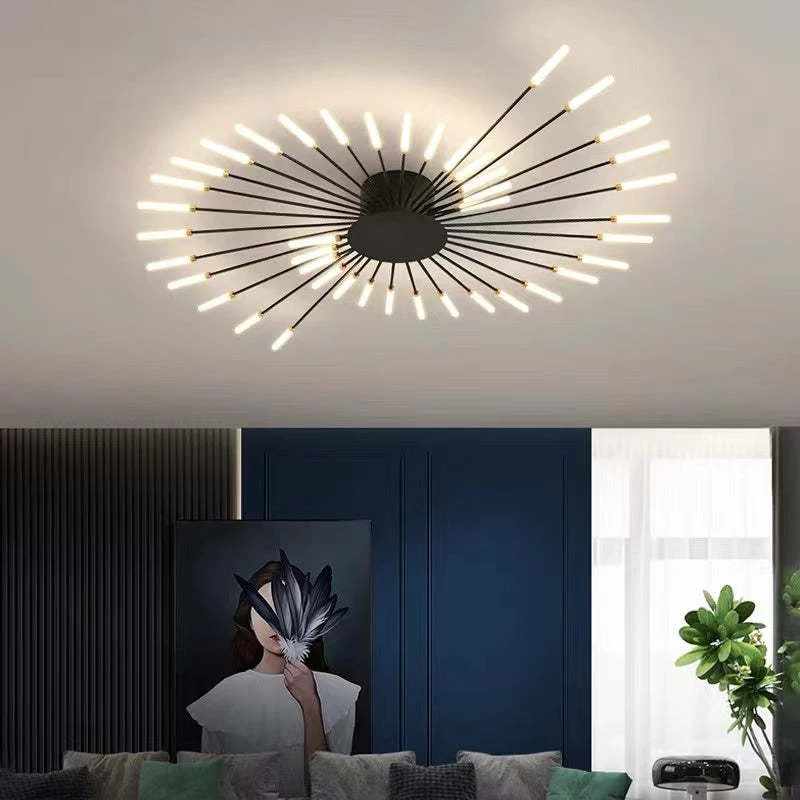 Modern shiny LED ceiling lamp