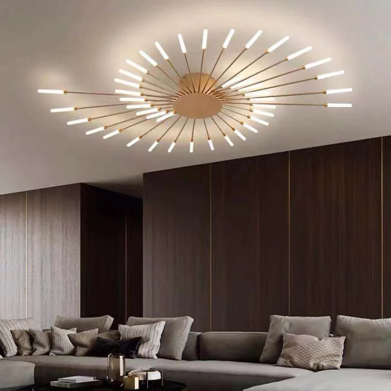 Modern shiny LED ceiling lamp