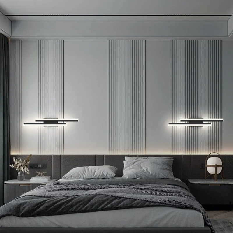 Sophisticated slim LED wall lamp