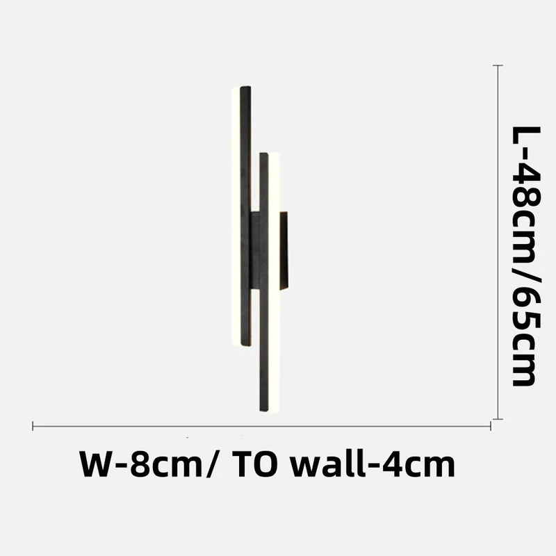 Sophisticated slim LED wall lamp