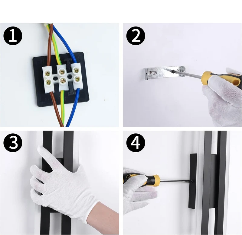 Sophisticated slim LED wall lamp
