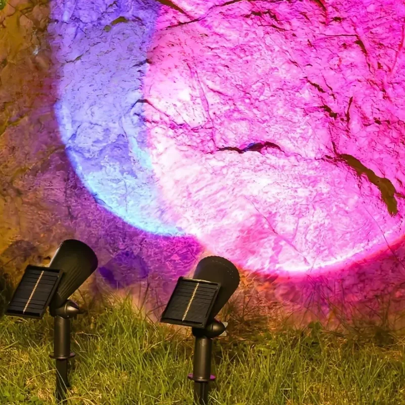 Powerful outdoor solar LED floodlights