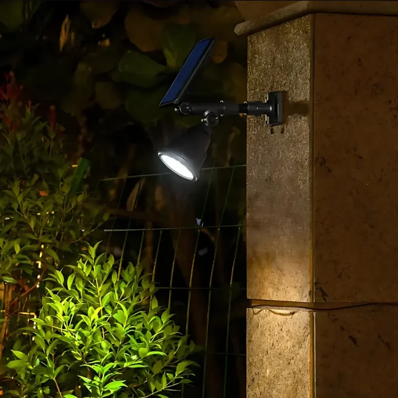 Powerful outdoor solar LED floodlights