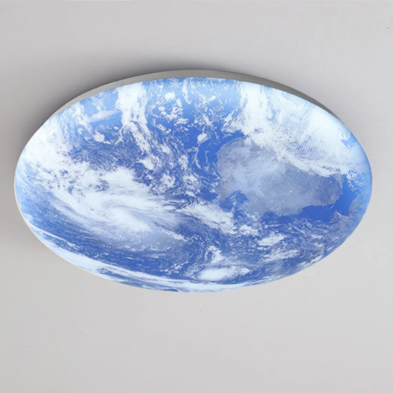 Moonlight LED ceiling lamp with warm light