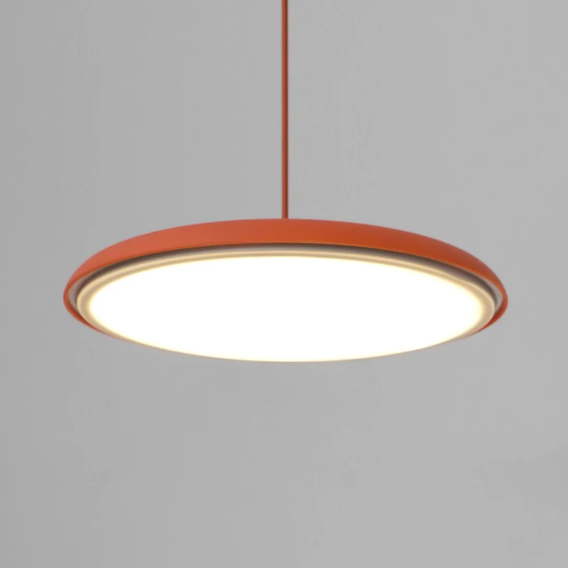 Minimalist round LED pendant lamp