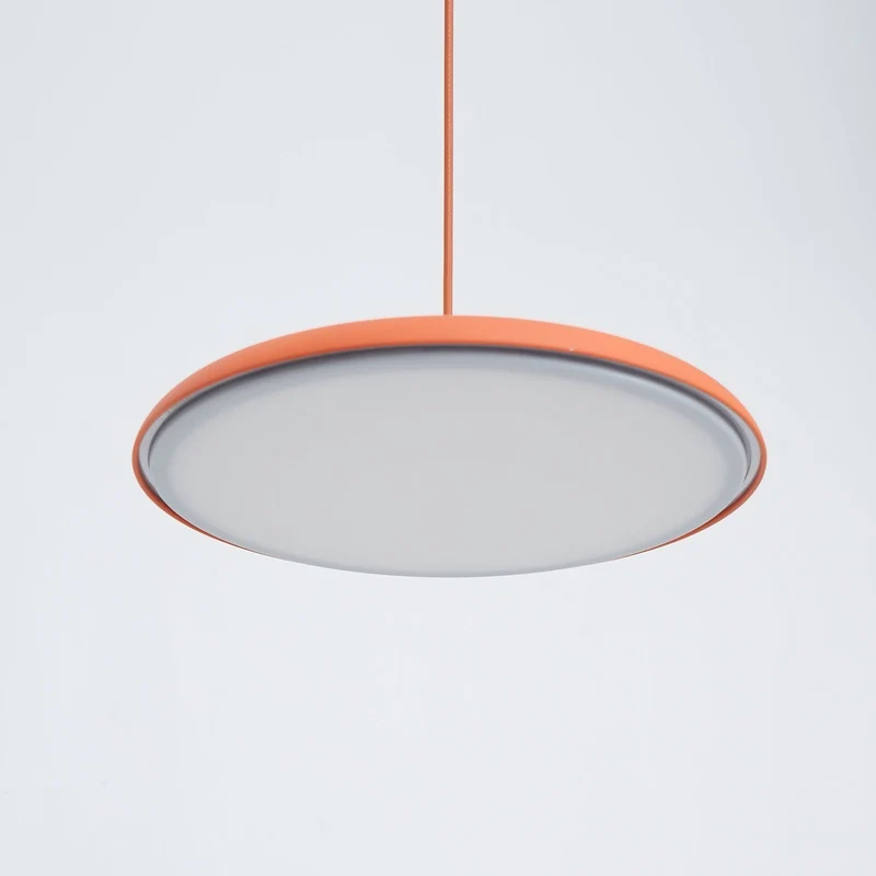 Minimalist round LED pendant lamp