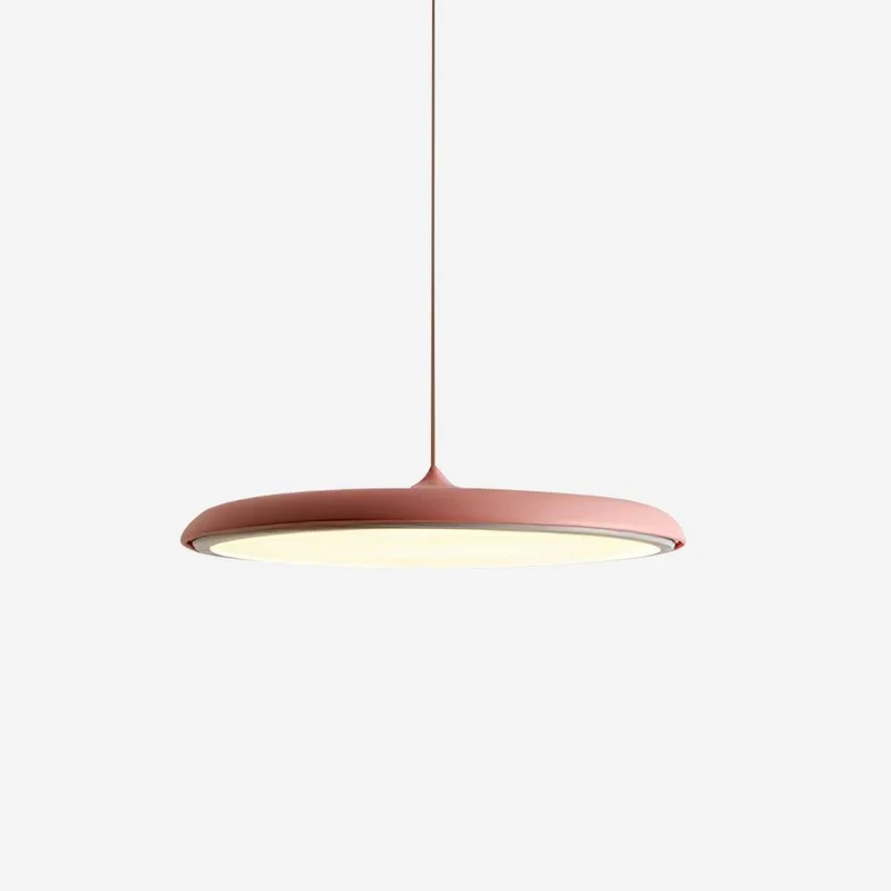 Minimalist round LED pendant lamp