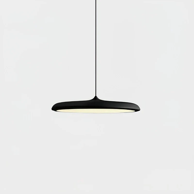 Minimalist round LED pendant lamp