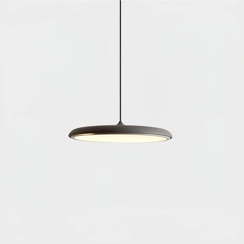 Minimalist round LED pendant lamp